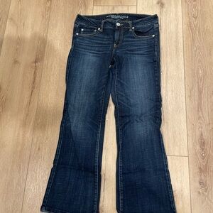 American Eagle Outfitters Women's Deep Indigo Boot Cut Jeans